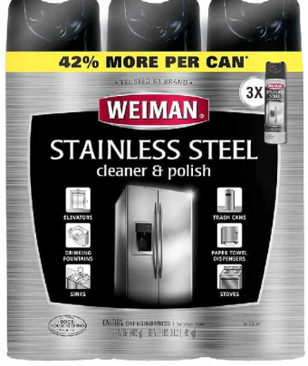 Weiman® Stainless Steel Cleaner and Polish - 17 oz